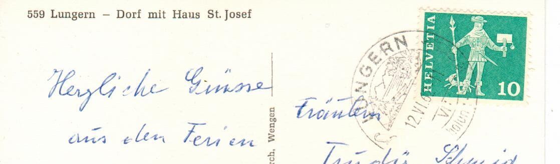 Cartoline postali: Lungern – Usato da Wolhusen venduto da Curver9 1