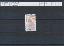 2000 FL, "Post AG", ET - Stempel