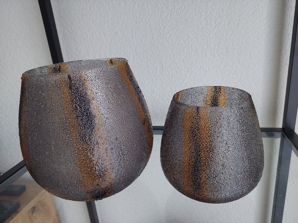 Toutes les décorations: Zwei Windlichter von livique aus Glas – D'occasion à Schalunen par bri5 3
