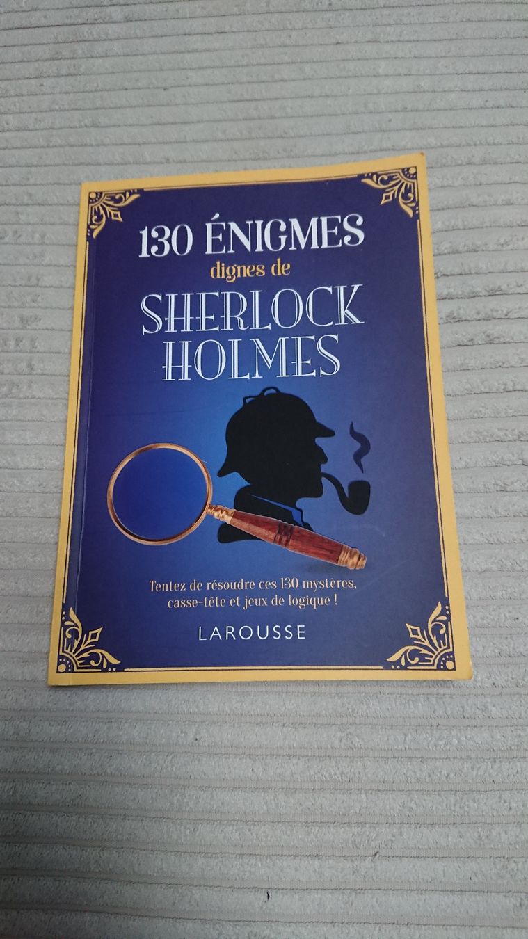 Libri: Livre 130 Énigmes Sherlock Holmes – Nuovo (secondo la descrizione) da Eclépens venduto da Shunyam