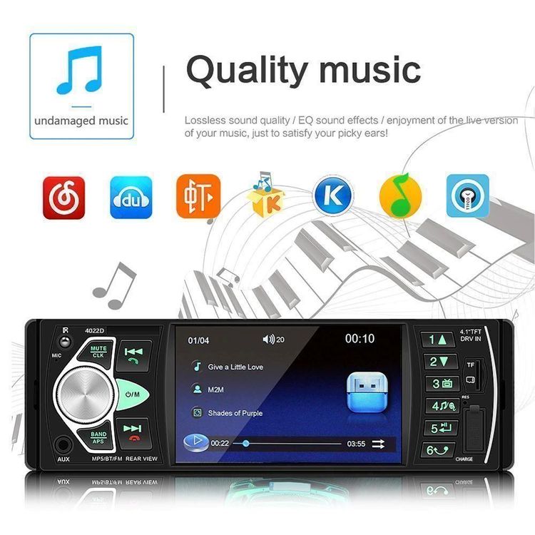 Creasono 1 DIN Radio: MP3-Autoradio Mit TFT-Farbdis Produktbild-Vorschau 6