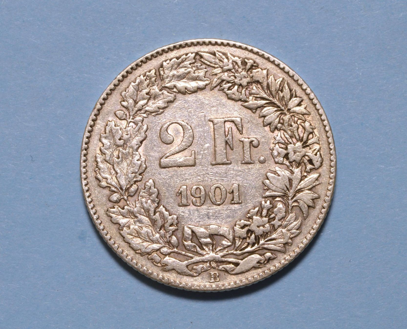 Tutti le monete: 2 Franken 1901 – Usato da Oberglatt ZH venduto da ZH111 3