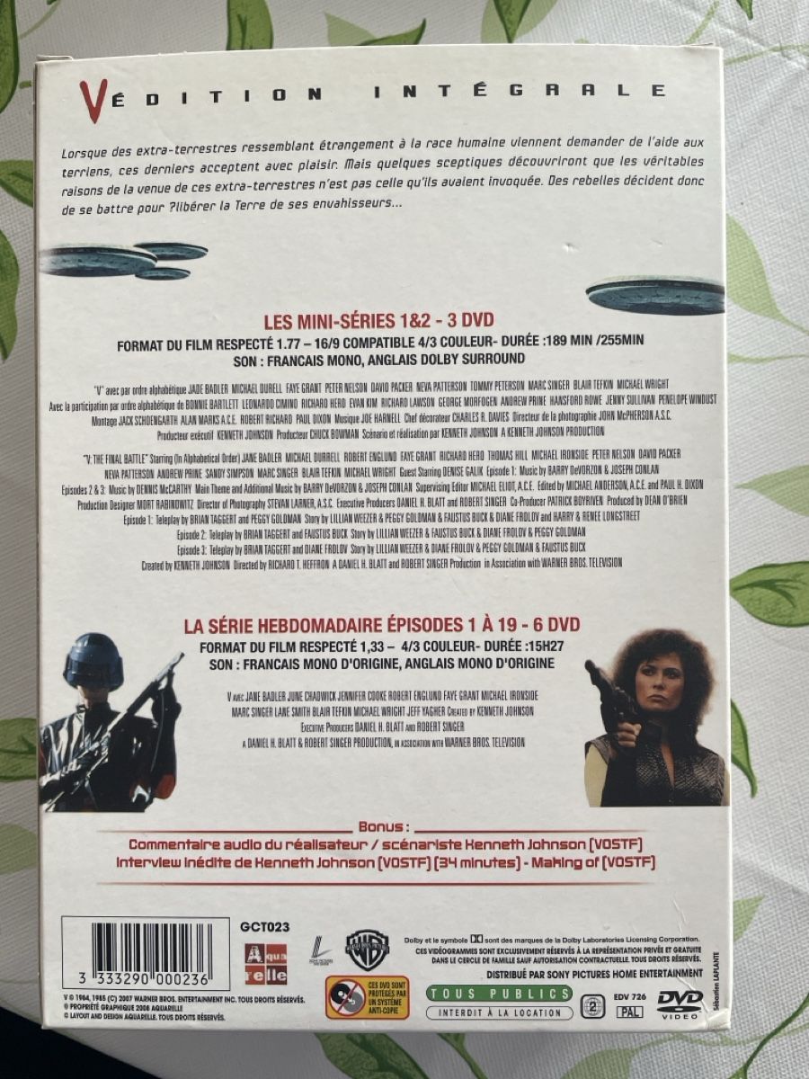 Tutti i DVDs: Série V- Édition Intégrale  – Usato da La Tour-de-Peilz venduto da Danjor 1