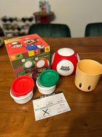 Super Mario Mushroom Pilz Toad Lunch Box Brotdose NEU OVP