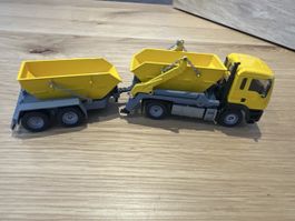Siku 1/50 MAN TG Absetzkipper Skip Lorry with Trailer 