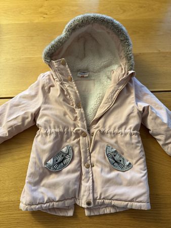 Süsse kuschelige Topomini Winterjacke Katze Grösse 98