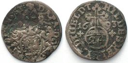 HILDESHEIM, Stadt. Groschen 1693, Silber ss+