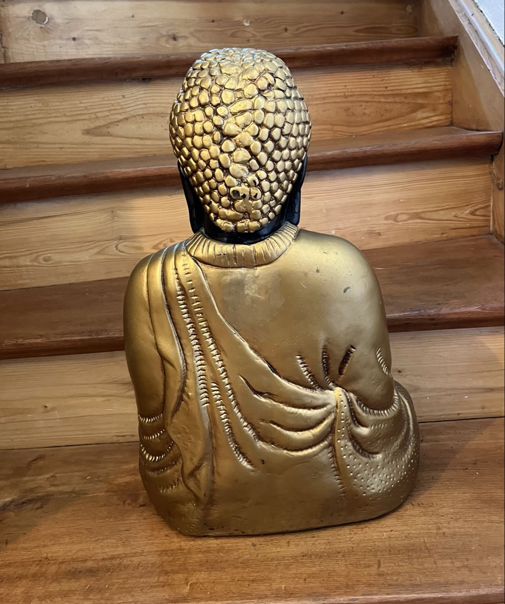 Sculture & Statue: Buddha Statue 48 cm gross aus Gips schwer – Usato da Rothenburg venduto da dhe_28x2 1