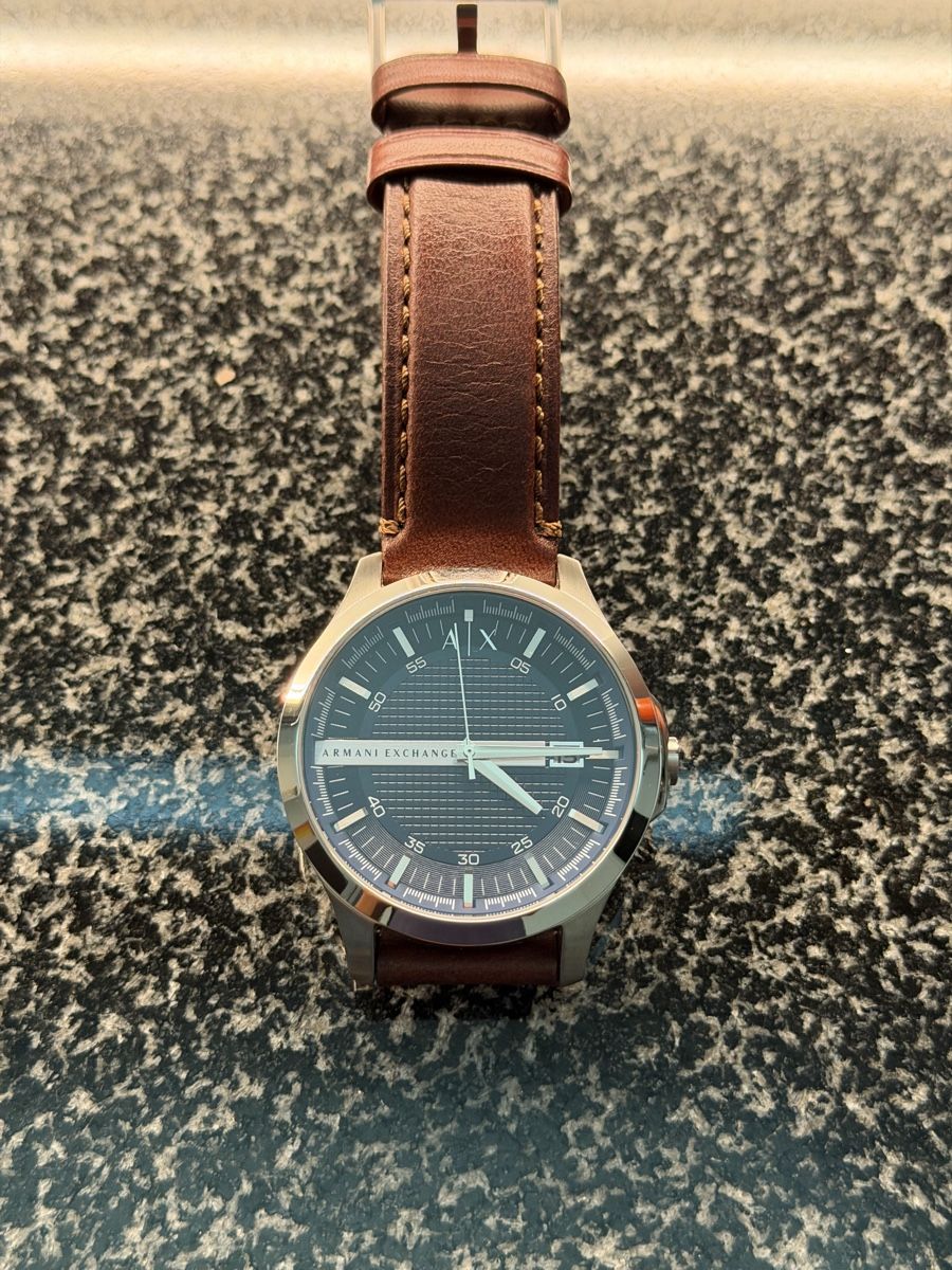Armani Uhren: Armani Exchange Hampton Brown Leather Watch – Neu (gemäss Beschreibung) aus Sargans von mar_5m9d 1