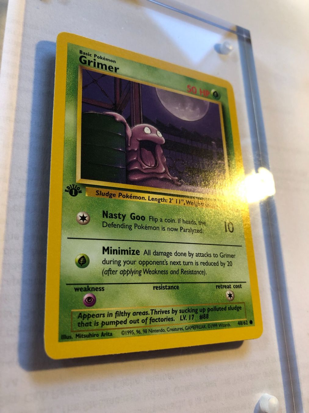 Sammelbilder & Trading cards: Grimer 1st Fossil - MINT - ab 1.- – Gebraucht aus Giubiasco von dan_pr8b 1