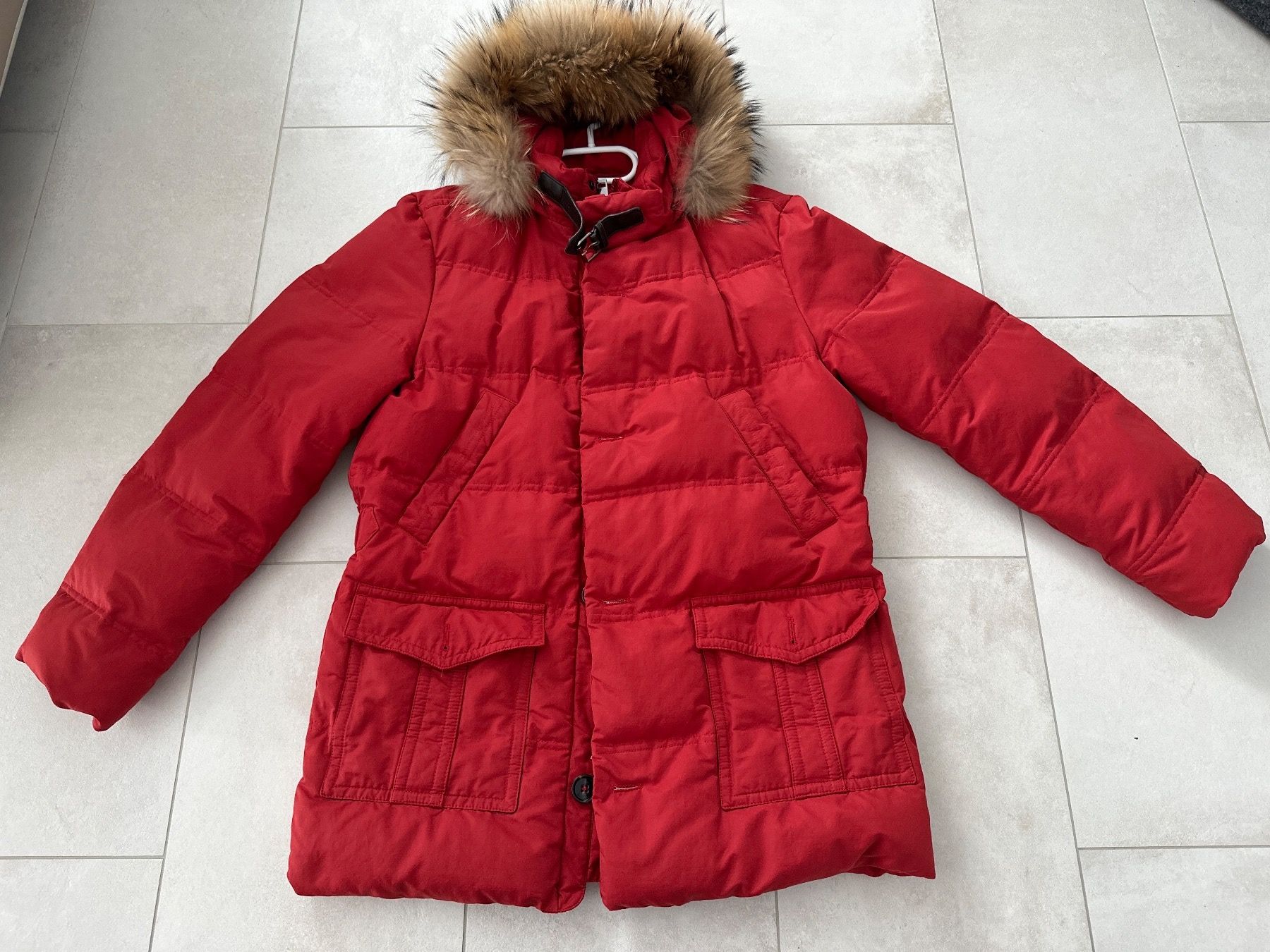Jacken: René Lezard Herren Winterjacke rot – Gebraucht aus Zug von Hehe