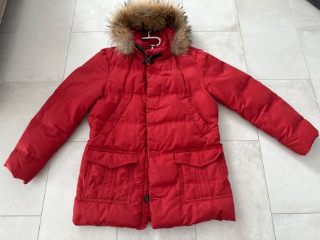 René Lezard Herren Winterjacke rot