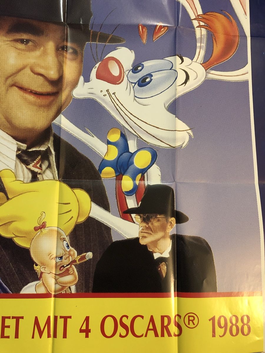 Poster & Bilder: Roger Rabbit Kinoplakat – Neu und originalverpackt aus Lausen von Indexvision 5