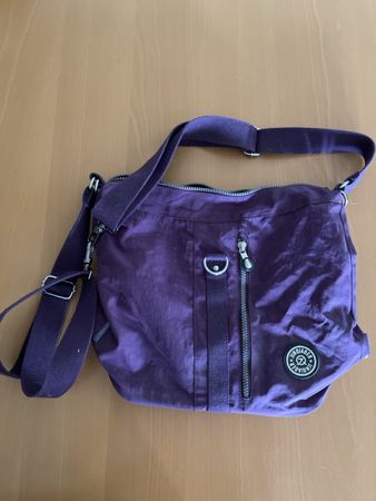 Sac bandoulière Kipling violet femme petit état correct