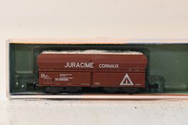 Juracime Cornaux Güterwagen Roco Spur N ohne OVP