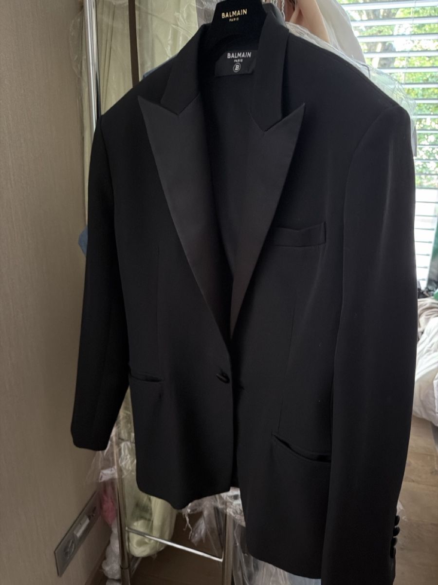 Balmain Giacche: Balmain Black Jacket wool /silk oversized style – Nuovo (secondo la descrizione) da Genève venduto da val_rp9x 3