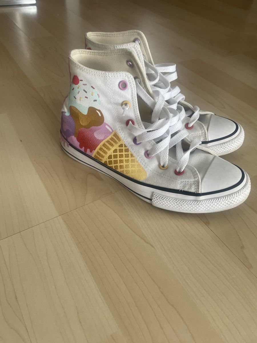 Converse Scarpe per ragazze: Converse All Star Chucks High, Glace Design, Gr. 36 – Usato da Wil Sg venduto da mil_r9gx 4