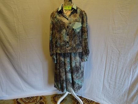 Kleid 2-teilig FrankenwalderGrösse 46                  (K19)