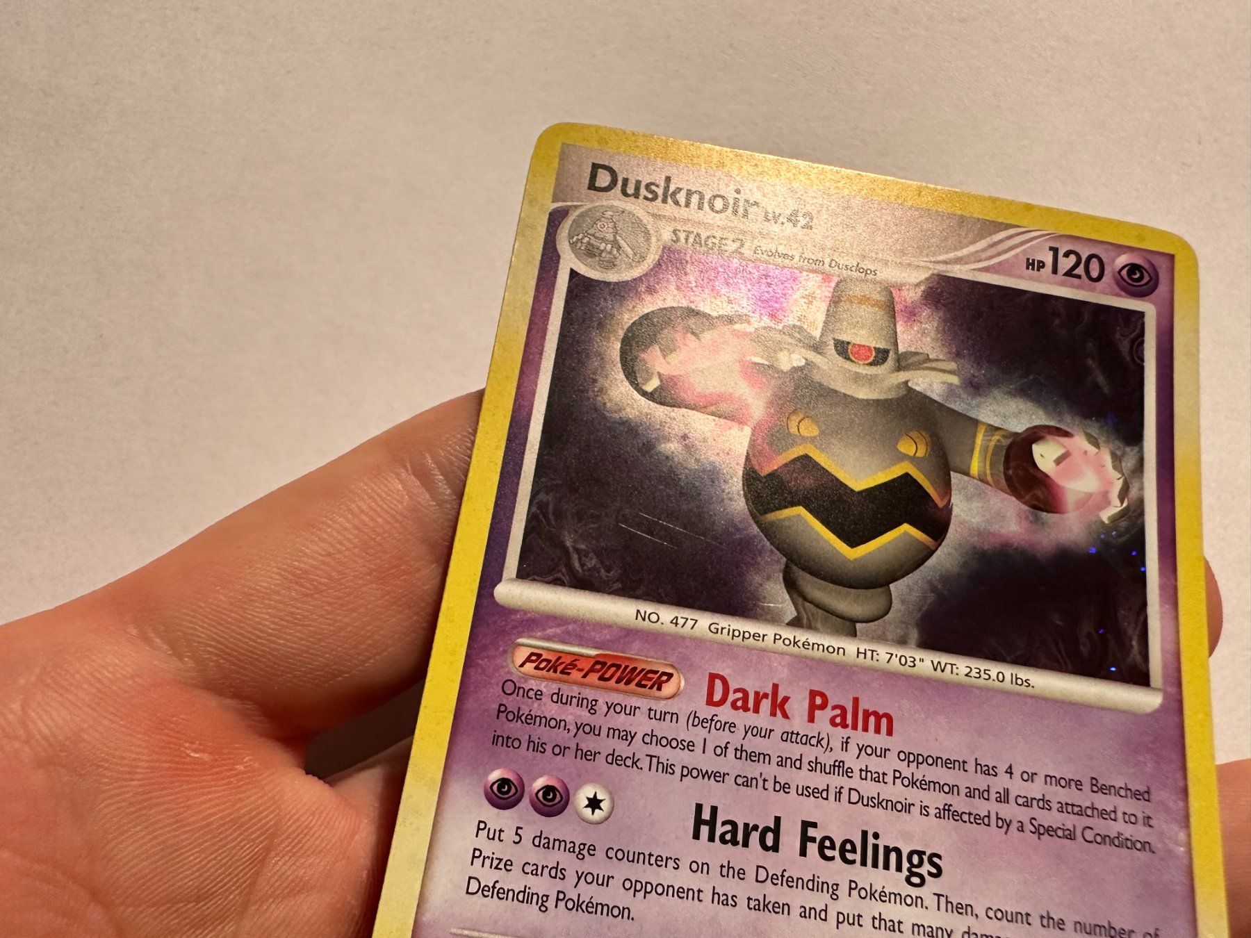 Pokémon Carte collezionabili: Dusknoir holo bleed Diamond & Pearl Base EN – Usato da Hagendorn venduto da Pokecollectorch 2