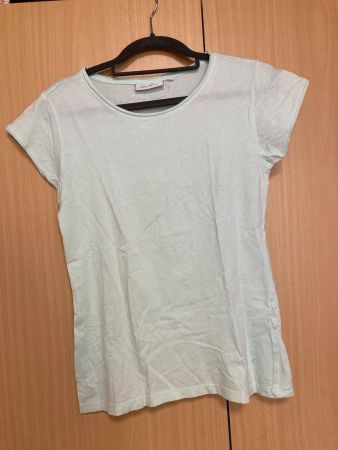 Dezent mintfarbenes Shirt Gr. S