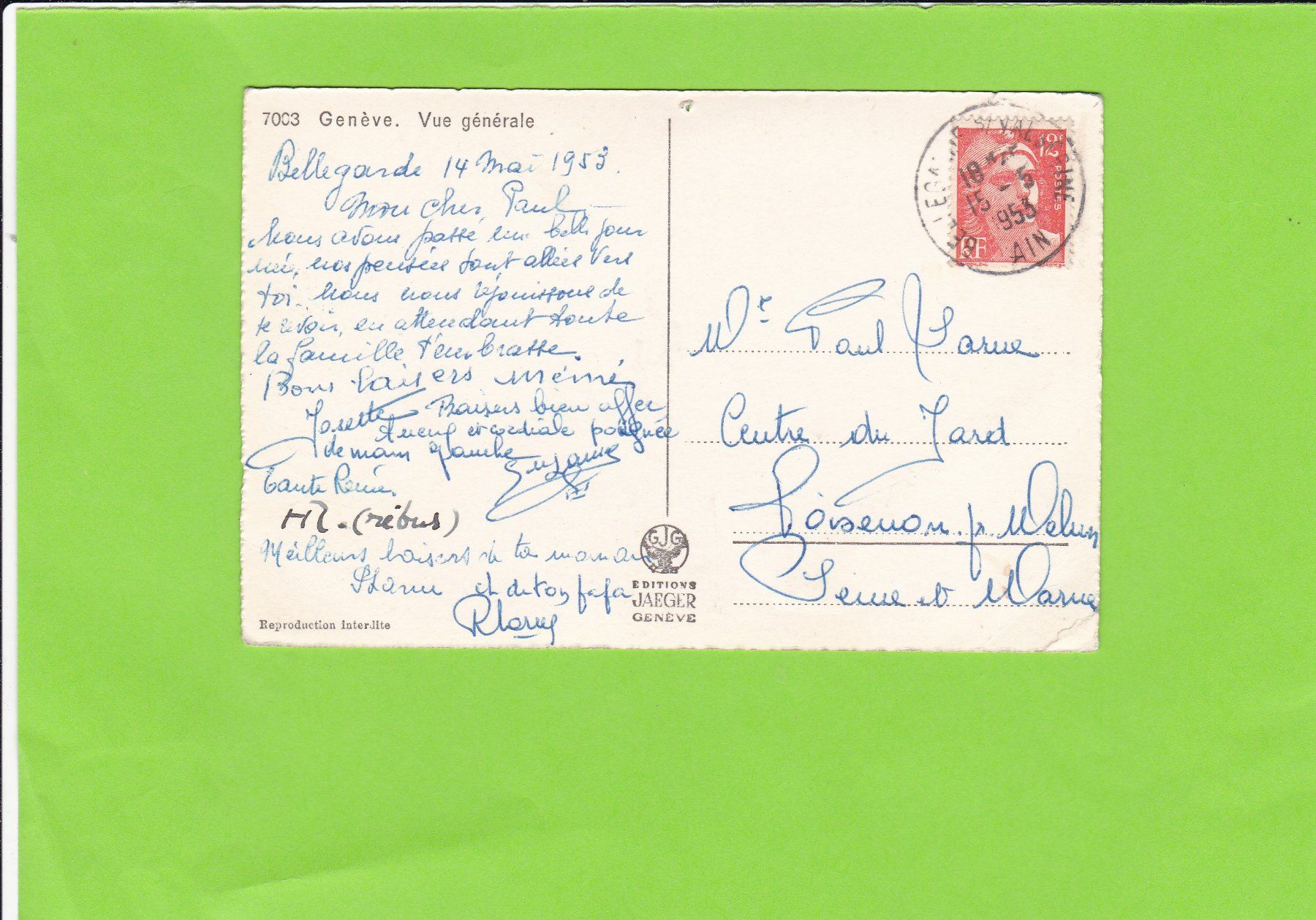 Cartes postales: Genève-Vue générale – D'occasion à St. Peterzell par neckertal 1