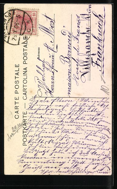 Cartoline postali: Zürich, Strassenpartie an der Predigerk – Usato da Berlin venduto da bartko-reher 1