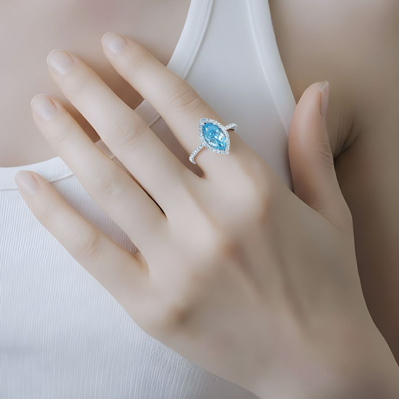 Anelli: Labor-Diamant-Ring 14k Weissgold 1,55ct – Nuovo e nell'imballaggio originale da Illnau venduto da Juwelier_Mahler_GmbH 1