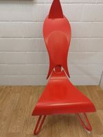Roter Designstuhl, Red Chair Signiert Serge.. 24/250 Stuhl