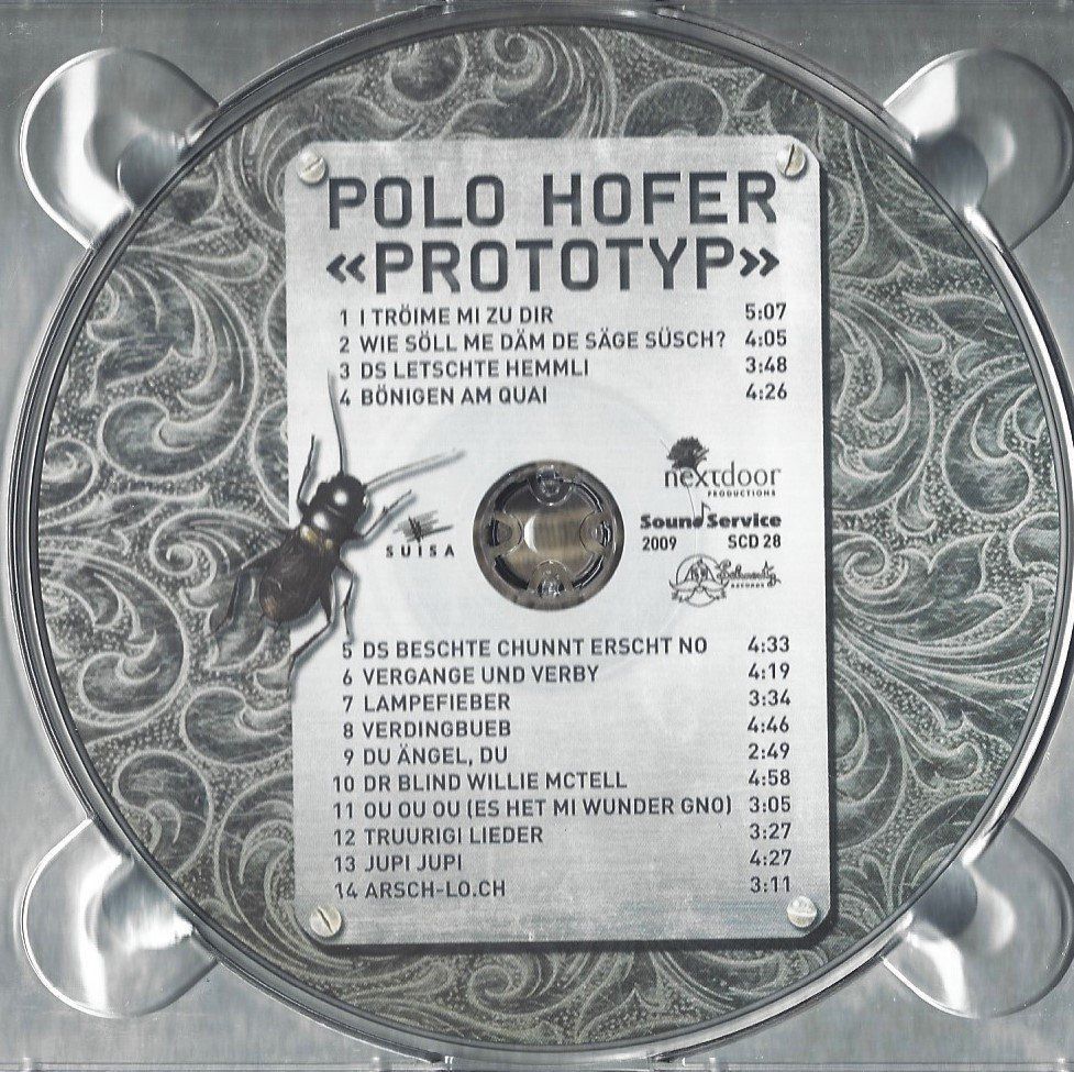 CD: Polo Hofer PROTOTYP Daniel Küffer Hank Shizzoe Gölä Rock CD – Usato da Kandergrund venduto da Sososo 6