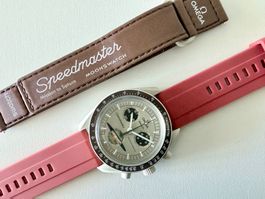OMEGA x SWATCH Mission to Saturn "Terracotta", NO box&papers