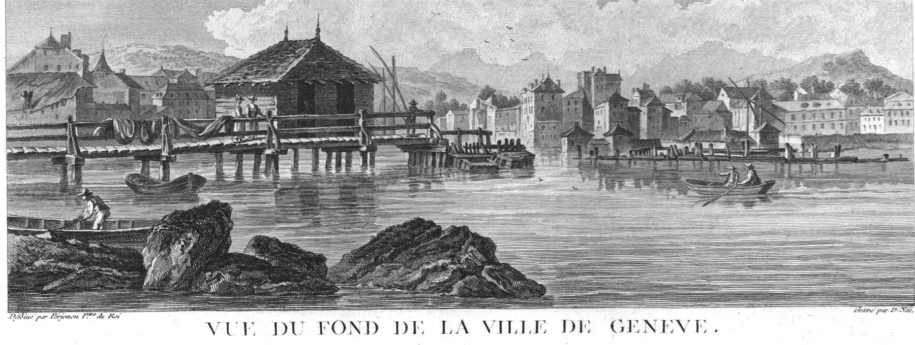 Incisioni: Genève Originalkupferstich 1780 – Usato da Rafz venduto da Helvet32 1