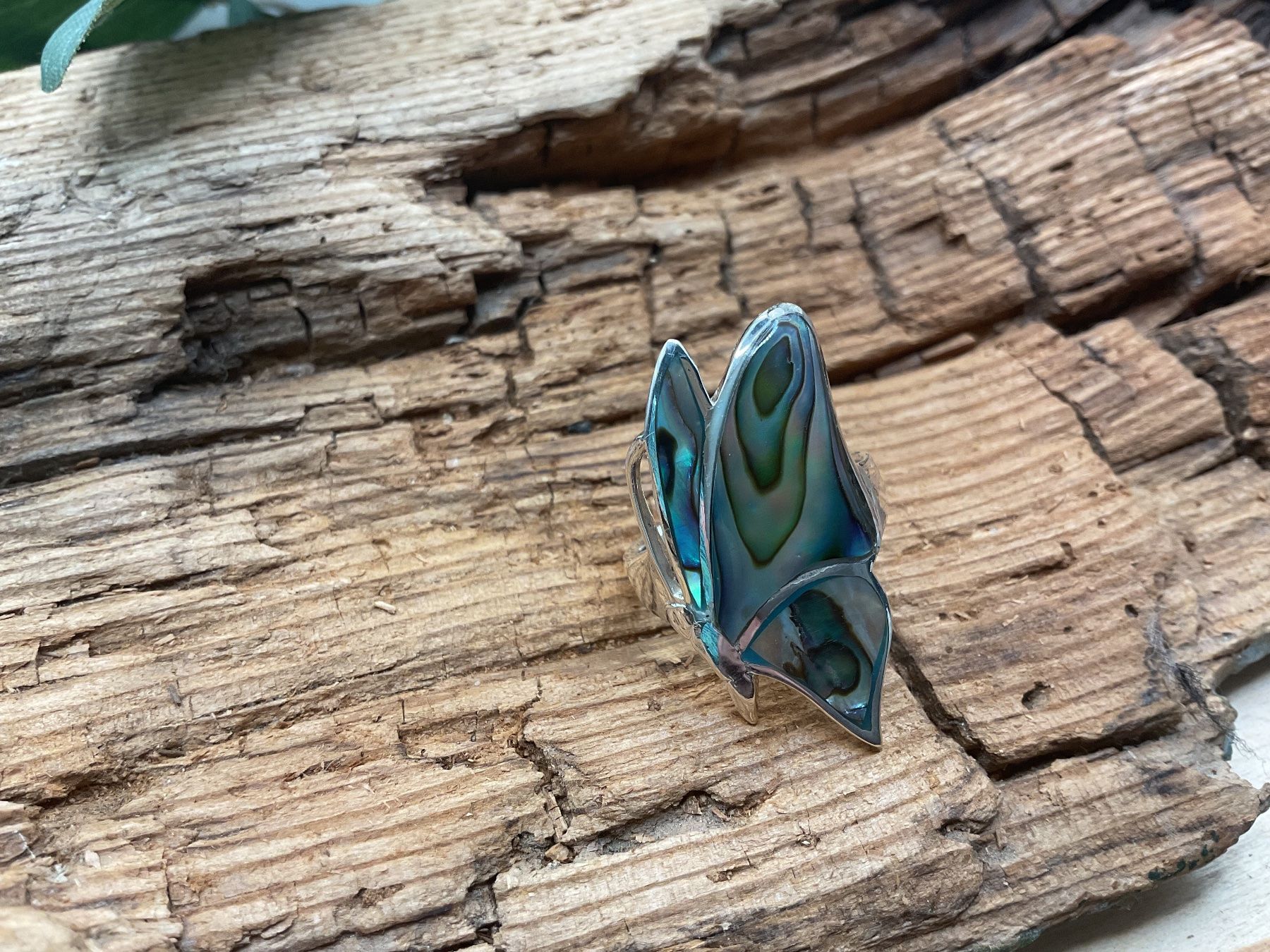 Ringe: Silberring mit schimmerndem Perlmutt, Gr.56 – Neu (gemäss Beschreibung) aus luzern von Alpendorf1 3