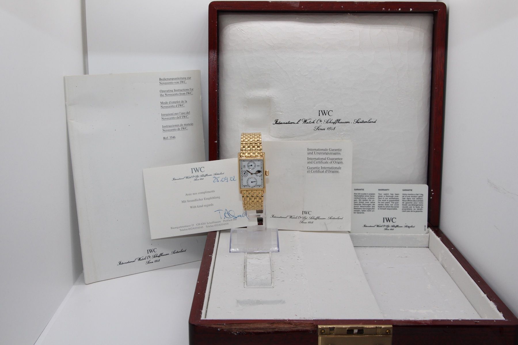 IWC Uhren: IWC Novocento Ewiger Kalender Ref. IW3545, Full-Set – Gebraucht aus Zug von eMDi_Collection 8