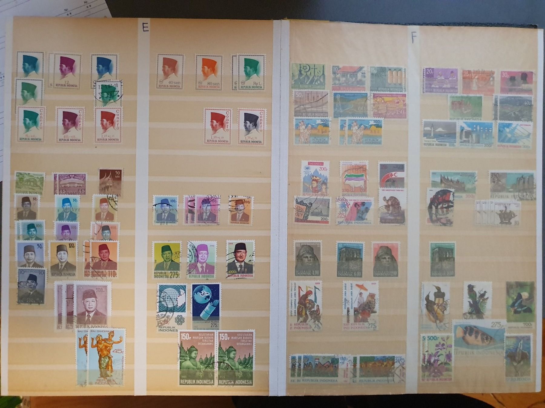 Alle Briefmarken: Indien / Indonesien – Gebraucht aus Balgach von SIMEON27 5