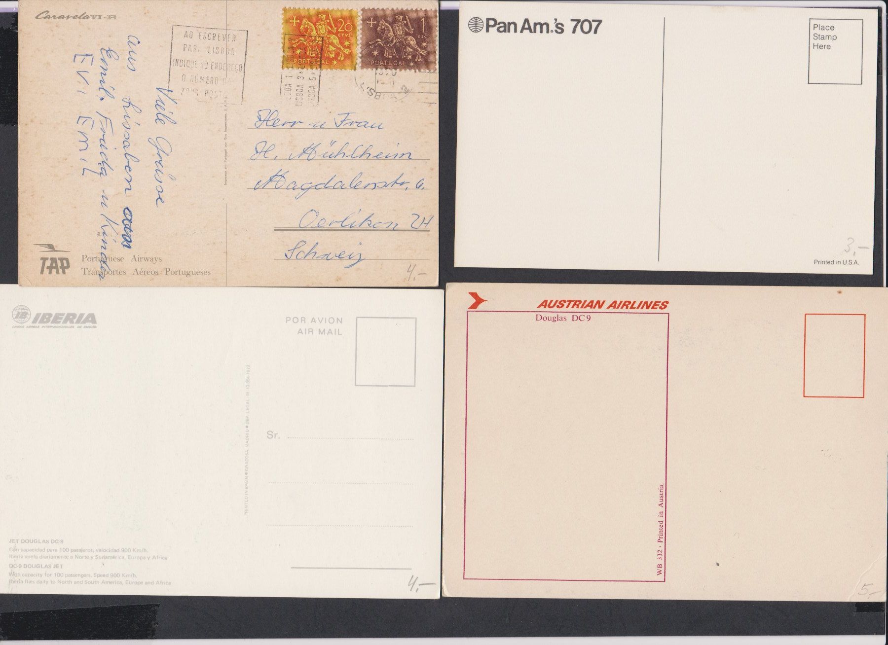 Cartoline postali: Flugzeuge   -   15 ältere Ansichtskarten – Usato da Vitznau venduto da Ropaku 3