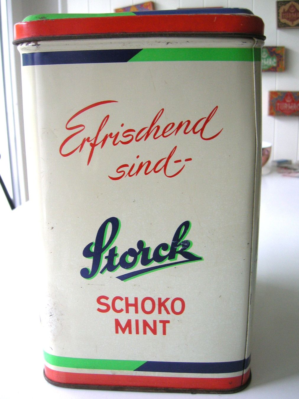Pots: antike Blechdose Storck Schoko Mint – D'occasion à Luzern par chf_zvb8 1