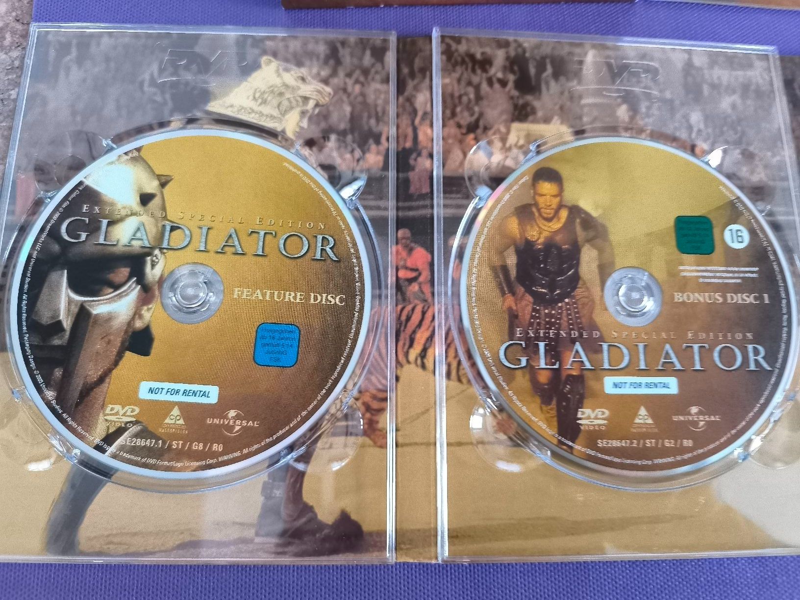 Tutti i DVDs: Gladiator DVD Extended Special Edition - Top Zustand! – Nuovo (secondo la descrizione) da Oberwil b. Zug venduto da Gto469 3