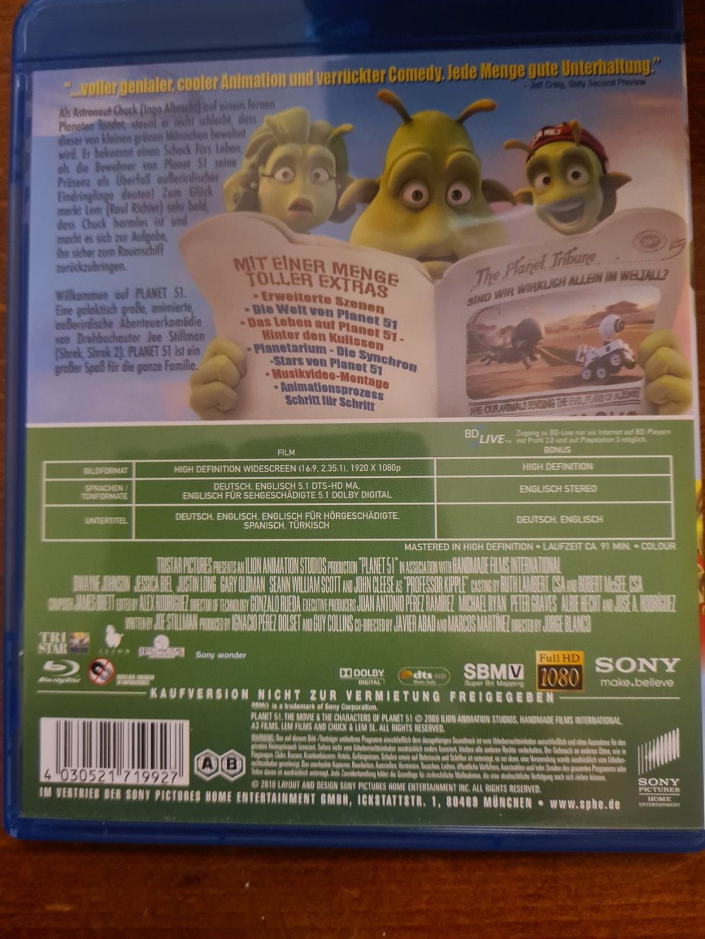 Alle DVDs: Planet 51 – Gebraucht aus Laupen ZH von chefdom 1