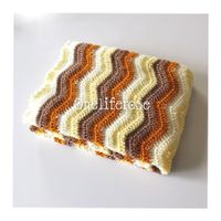 Babydecke Gehäkelt  – 90 × 70 cm