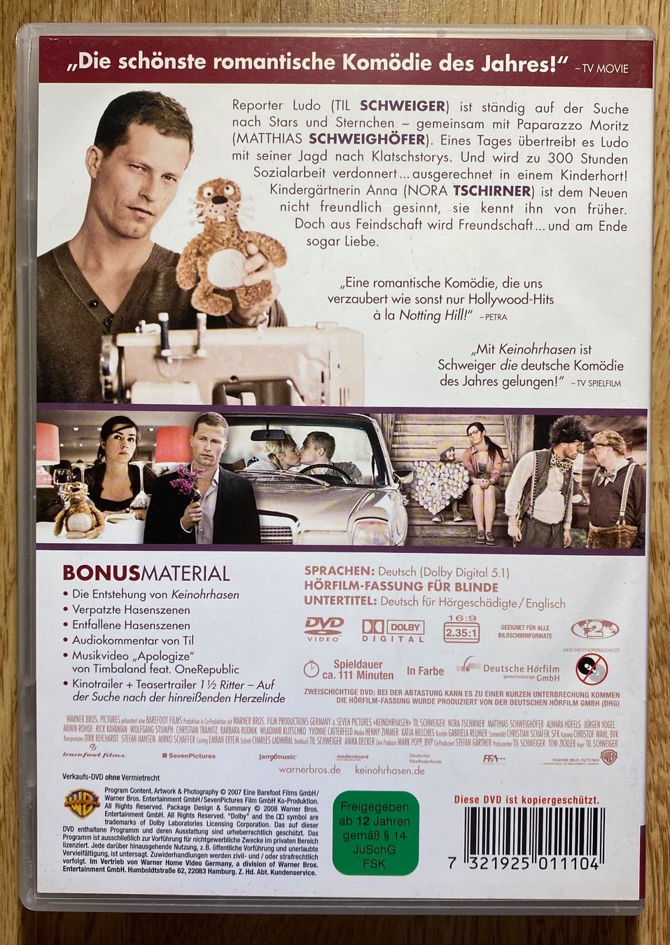 Tutti i DVDs: Keinohrhasen DVD – Usato da Rafz venduto da SaintCruz 1