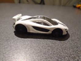 Spielzeugauto Mc Laren P1, weiss/schwarze Fenster
