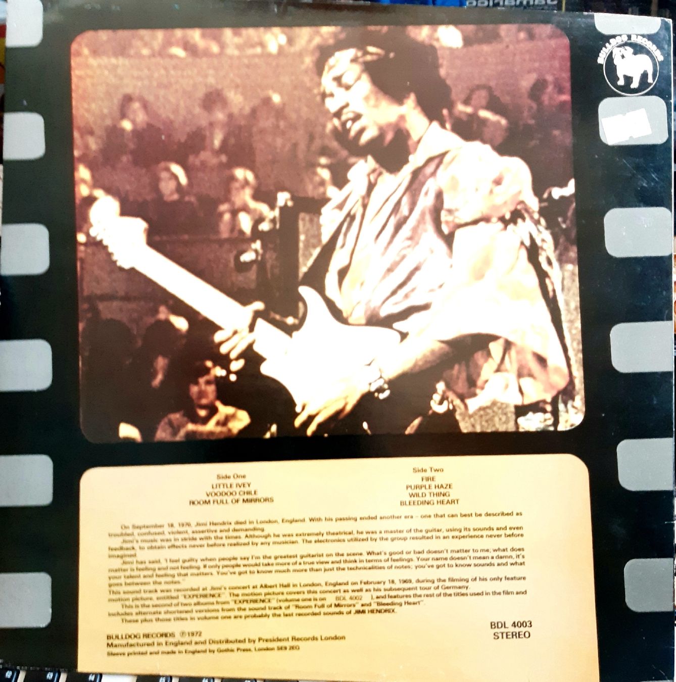 Dischi in vinile: JIMI HENDRIX: More - Soundtrack Volume Two – Usato da Frick venduto da kyb_yq8h 1