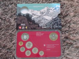 Münzsatz Schweiz 2022 (Vadret Da Morteratsch) Stgl