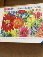 Ravensburger Puzzle, 1000 Teile, Blumenwiese, komplett!