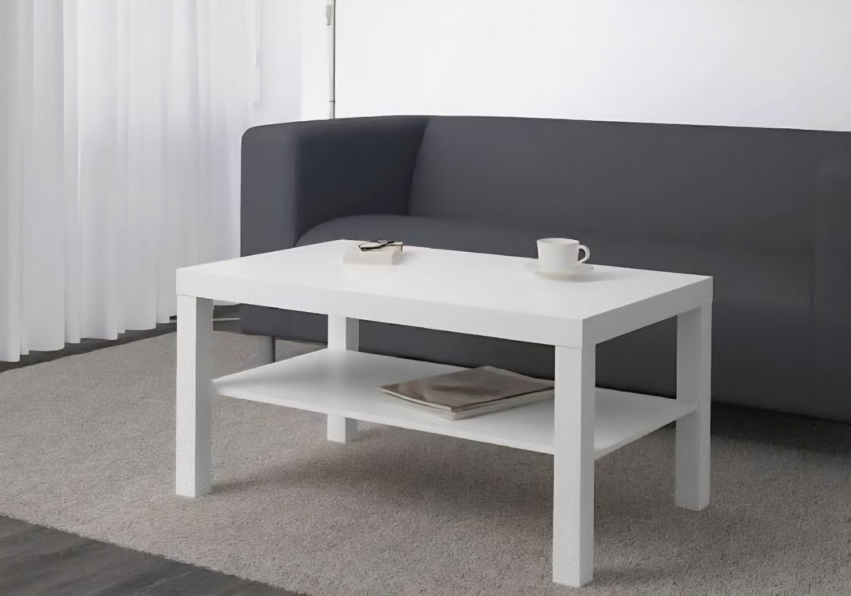 Tavoli: Coutschtisch Ikea , weiss. Top-Zustand – Usato da Stans venduto da laslabambala