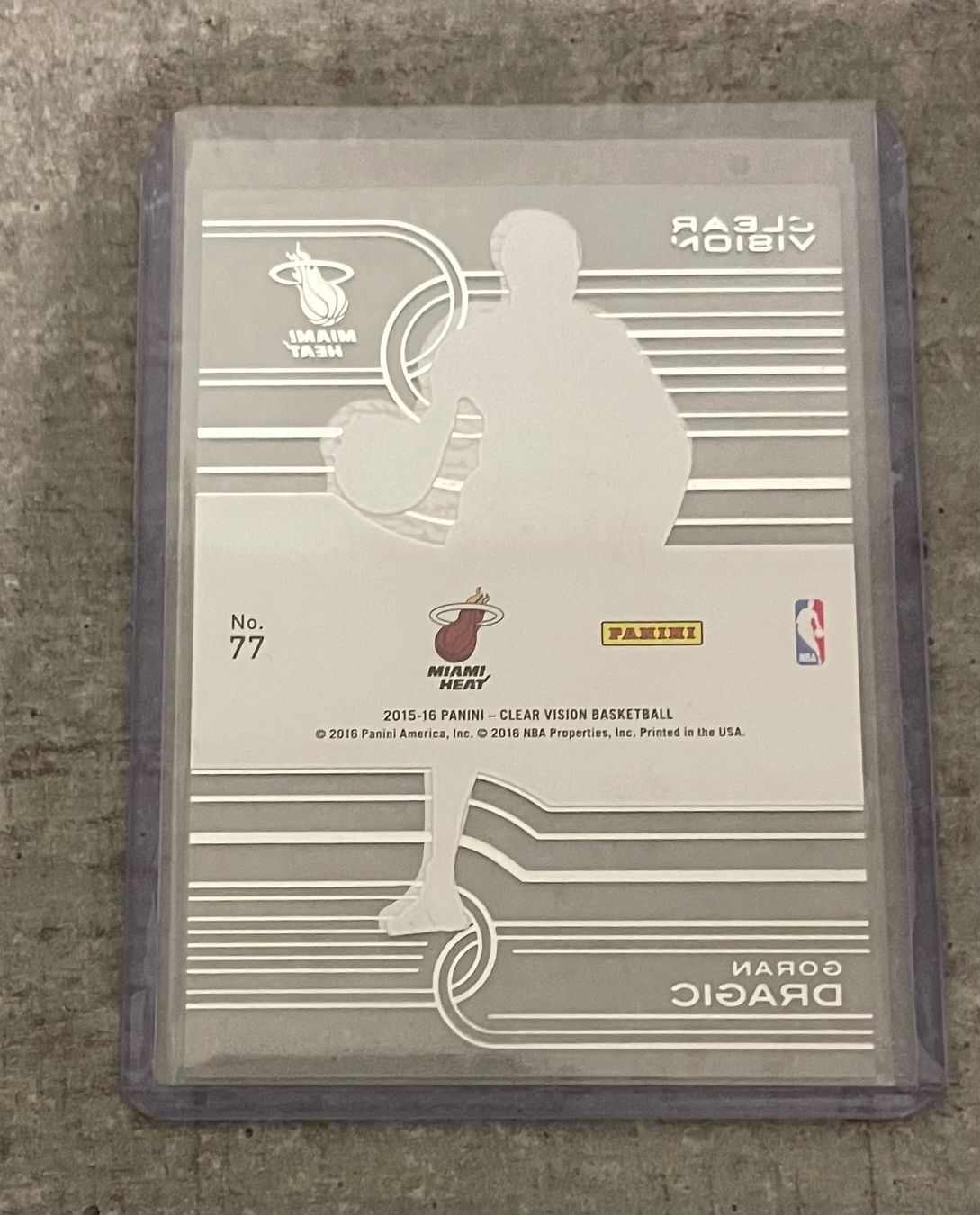 Nba Carte collezionabili: NBA Goran Dragic Clear Vision Card – Nuovo (secondo la descrizione) da Muttenz venduto da joba23 1