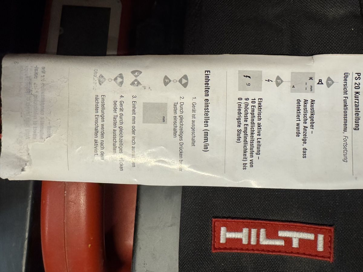 Misurare: Hilti Metall und EL Suchgerät – Usato da Malans GR venduto da mino_13 1