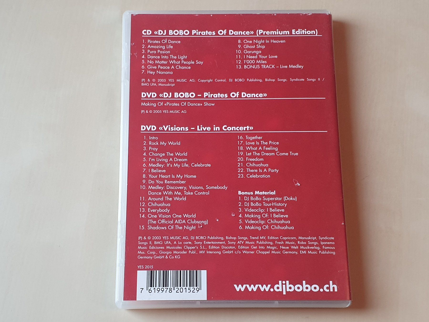 CD: DJ Bobo Pirates of Dance – Usato da Stansstad venduto da collectorsshop 1