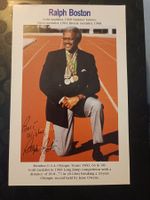 Ralph Boston - Leichtathletik - 15x20cm - Handsigniert