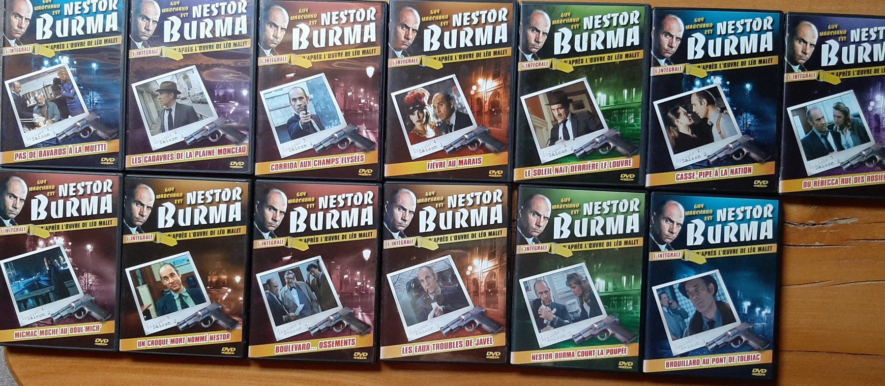 Tutti i DVDs: 13 DVD Nestor Burma – Usato da Monthey venduto da ficelles